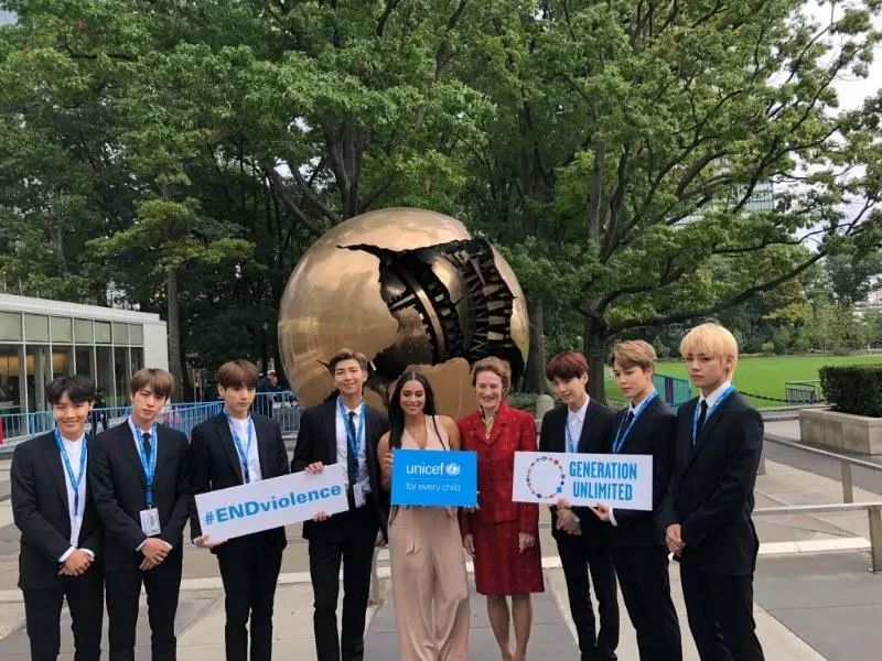 超强大！防弹少年团亮相联合国大会RM7分钟全英文演讲！ARMY：在新闻里追星