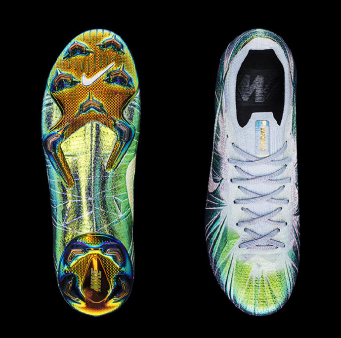Nike发布魔笛定制版球鞋,荧光配色展示超现代