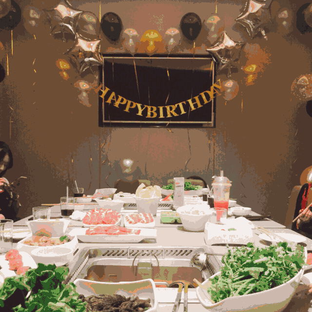 海底捞蛋糕/果盘/长寿面/小礼物