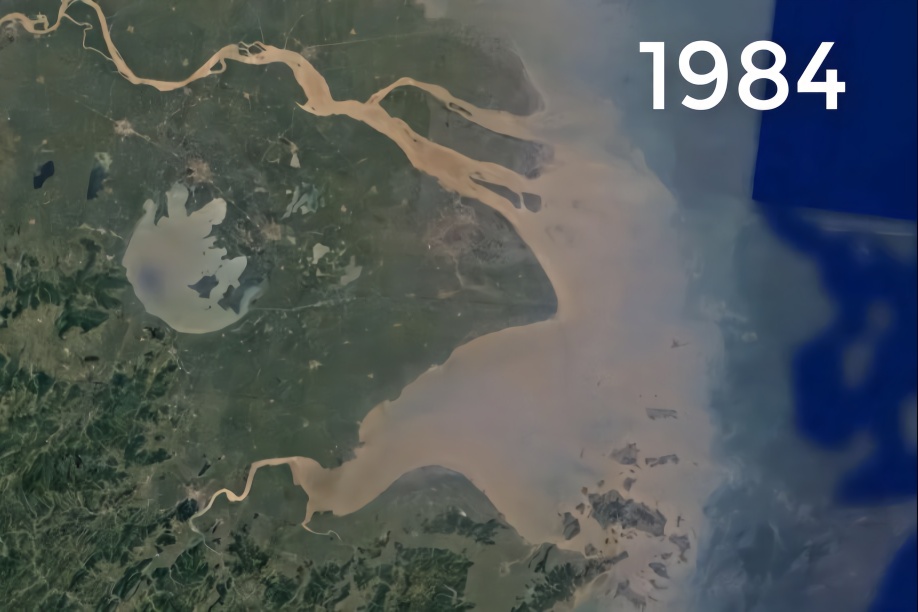 上帝之眼1984-2016：通过卫星照片看上海魔都32年来的变化！