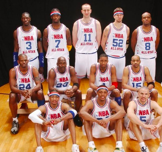 你能认出几个?媒体回忆2003年NBA的全明星们