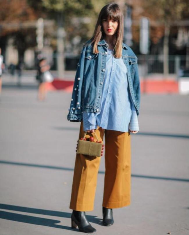 初秋不知道穿什么?不如来一条阔腿裤，这三种搭配你一定喜欢!