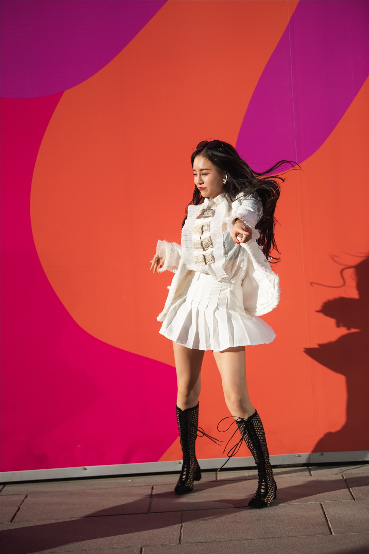 街拍:三里屯时尚美女劲舞的美女哪里风采浙江出图片