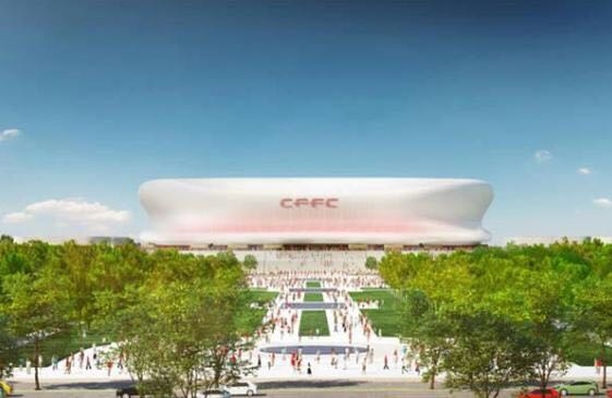 权健主场开建?上港权健华夏建专业足球场,这