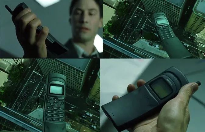 也许资深影迷们已经发现了,《黑客帝国》里用的就是这款手机!