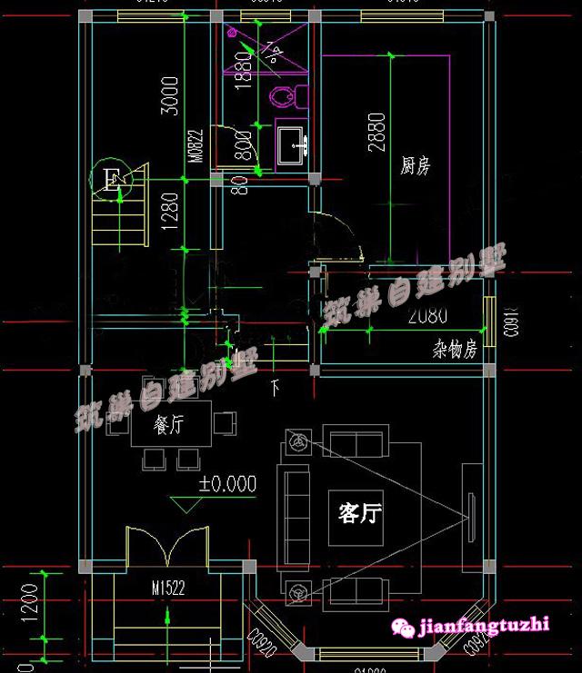 7x12米简约经济实用三层小洋楼别墅设计图纸房屋实拍图