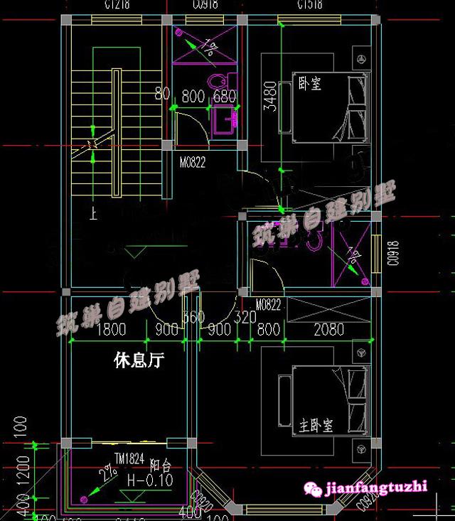 7x12米简约经济实用三层小洋楼别墅设计图纸房屋实拍图