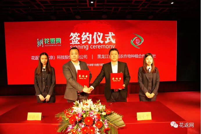 花返网与黑龙江朗运联社签约仪式成功举行