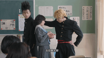 改编自同名热血漫《我是大哥大》, 围绕着两个认真当不良少年的男生