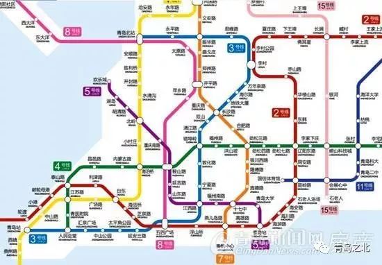 青岛地铁又有新进展了!地铁1号线过海隧道将贯通，13号线年底开通!