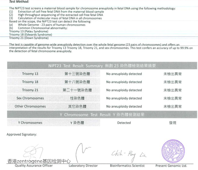 孕妈真实记录香港无创DNA产检的经历