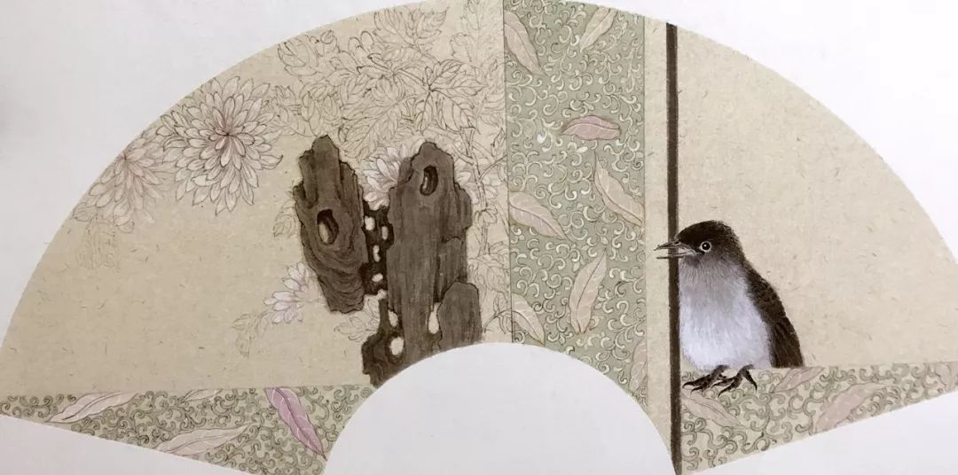 耿红彦工笔花鸟小品欣赏
