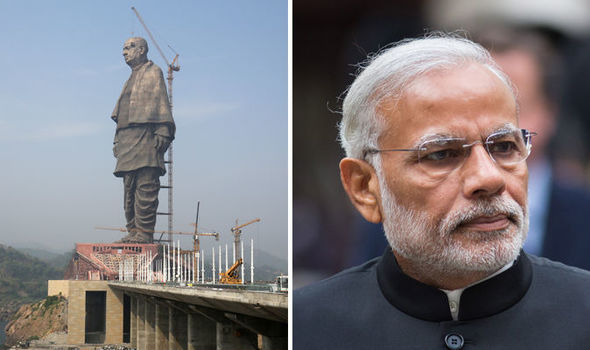 印度182米全球最高雕像亮相