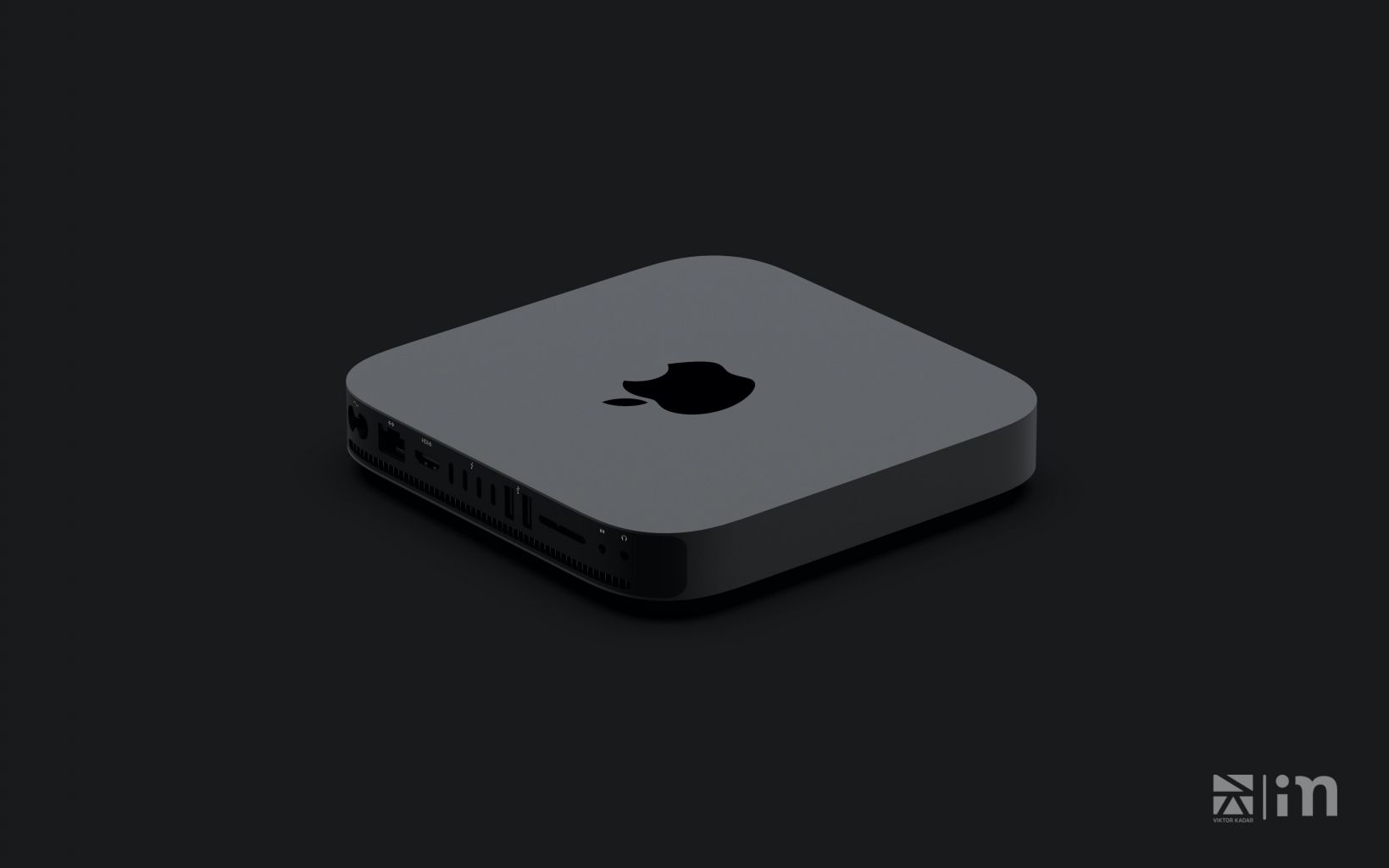 最新的mac mini pro概念:深空灰 i/o更新