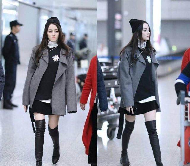 古力娜扎与迪丽热巴机场美照pk,你会支持谁呢?