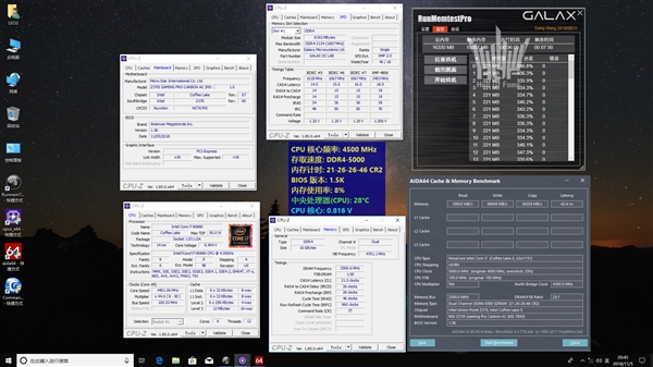 影驰HOF Extreme内存缔造新纪录 双通道稳上5GHz!