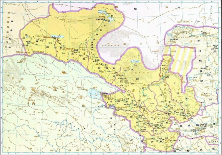 西汉河西四郡人口_河西五郡图