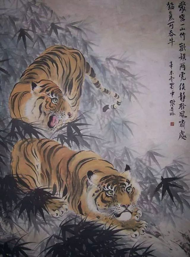 中国画虎十大名家