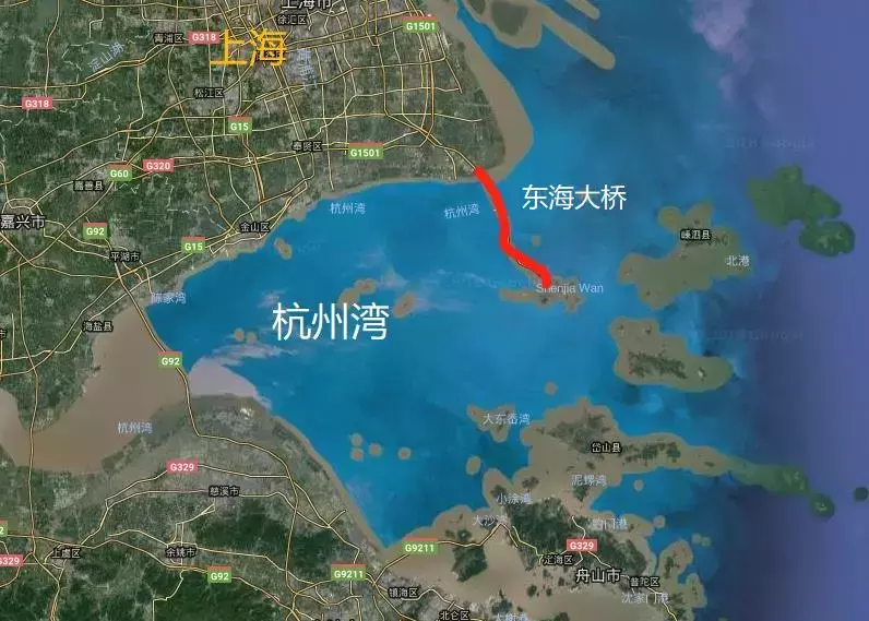 东海大桥补上了杭州湾的东北缺口,而港珠澳大桥补上的是西南缺口.