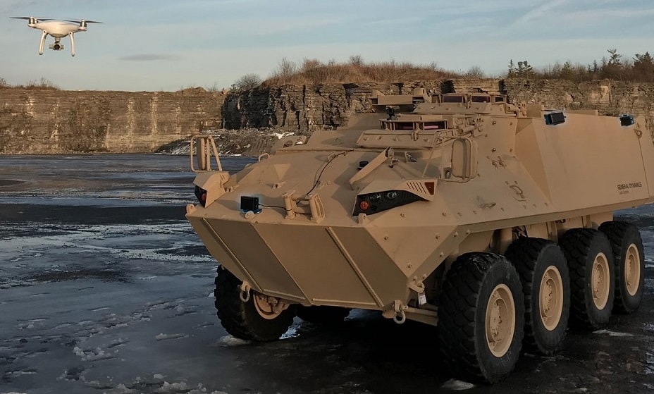 MyDefence 通讯公司将反无人机技术整合到轻型装甲车上