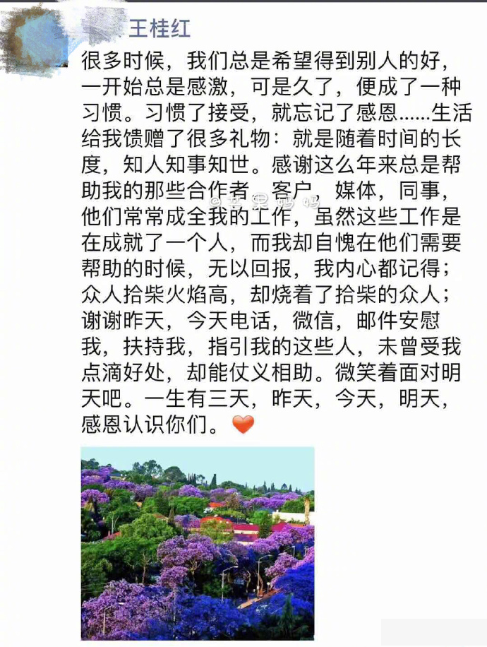 华晨宇经纪人被曝离职 在朋友圈发长文表达感恩之情