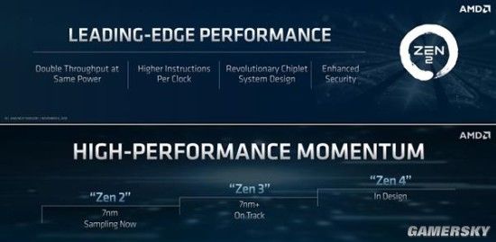 AMD公布Zen 2架构性能：IPC比Zen 1提高近30%