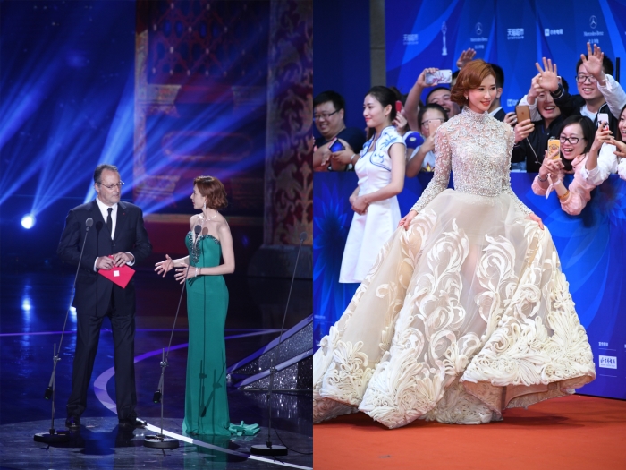 林志玲穿了条裙子看起来像要去骑马，网友：太保守完全没腰！