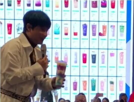 太尴尬!陈志朋站台卖奶茶,一杯5000没人买