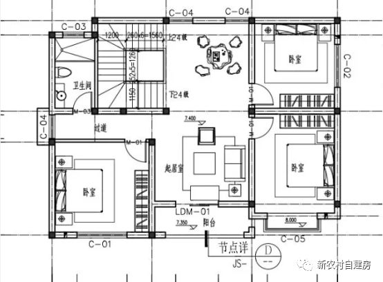 4款农村100平方自建房设计图 是房子更是传家宝 款款