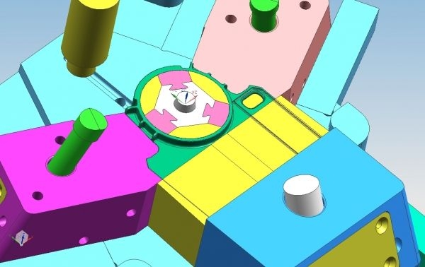 这种内环扣如何脱模?一种经典的模具脱模结构