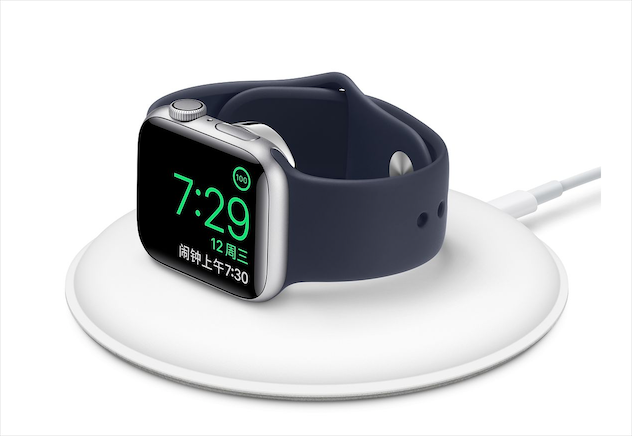 苹果发布了新版Apple Watch磁力充电基座