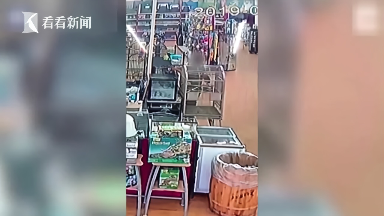 男子宠物店将1米多长蟒蛇塞进内裤 闲逛一会偷走