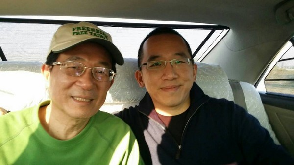 陳水扁與陳致中（圖片來源：台灣“東森新聞雲”）