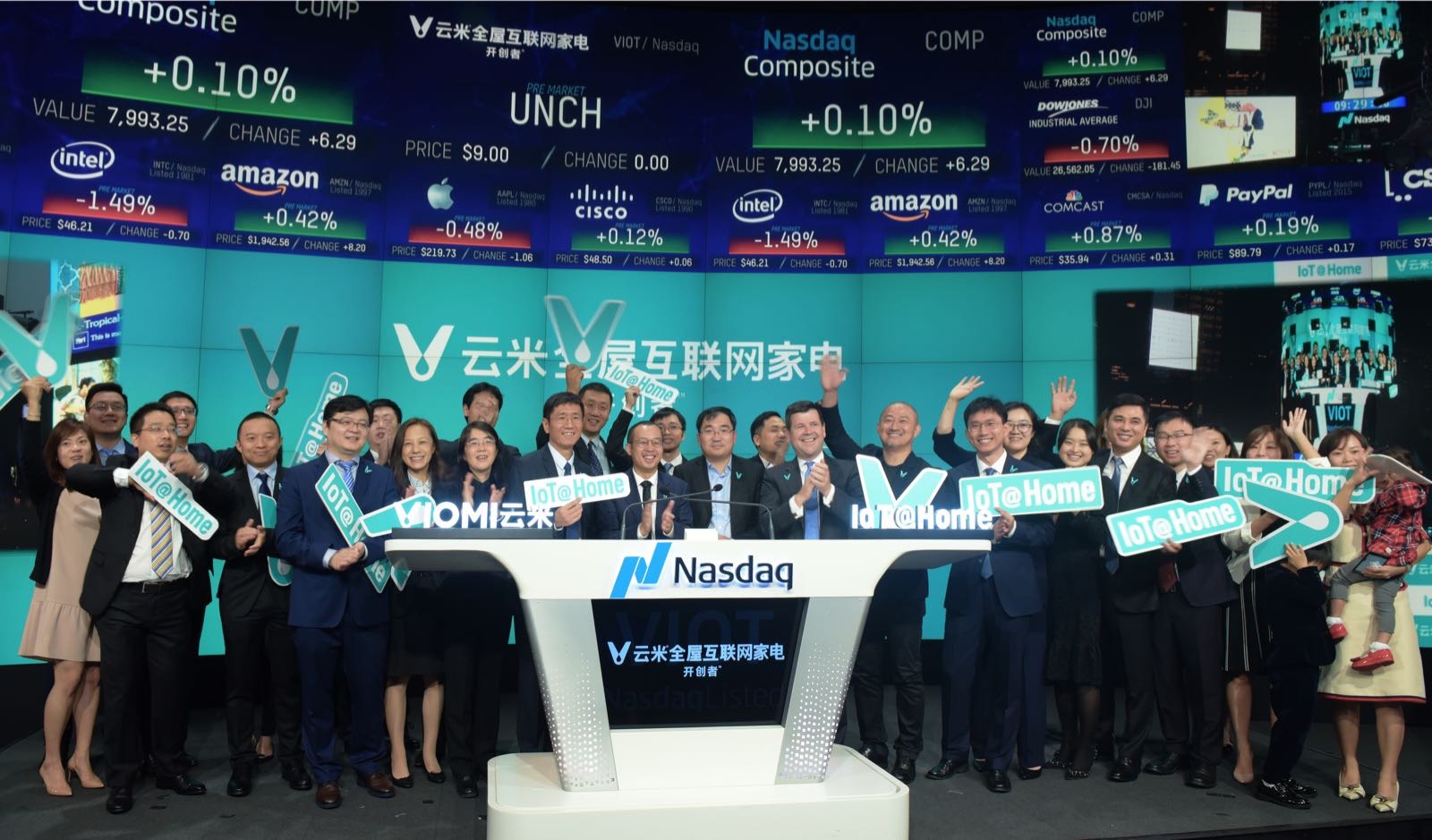 小米生态链企业云米科技在美上市开盘最高涨幅20.33%_凤凰网