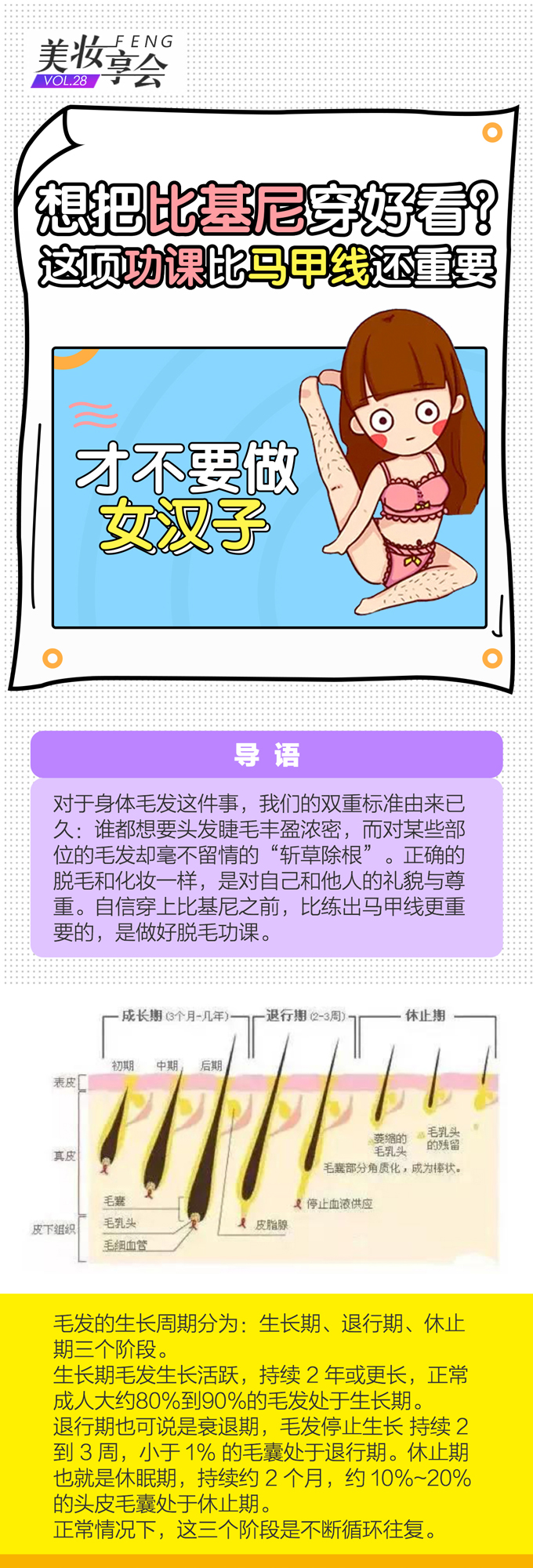 穿比基尼前的必做功课 秋冬正是脱毛季