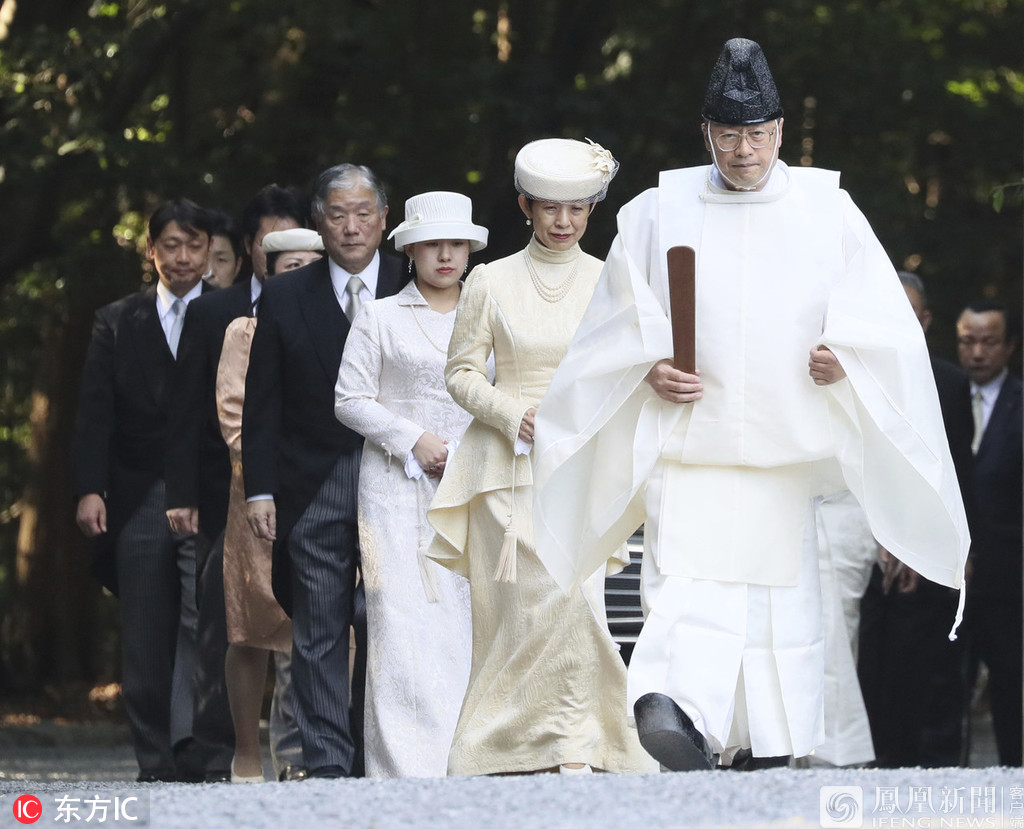 大婚临近 日本公主随母参拜伊势神宫_凤凰网