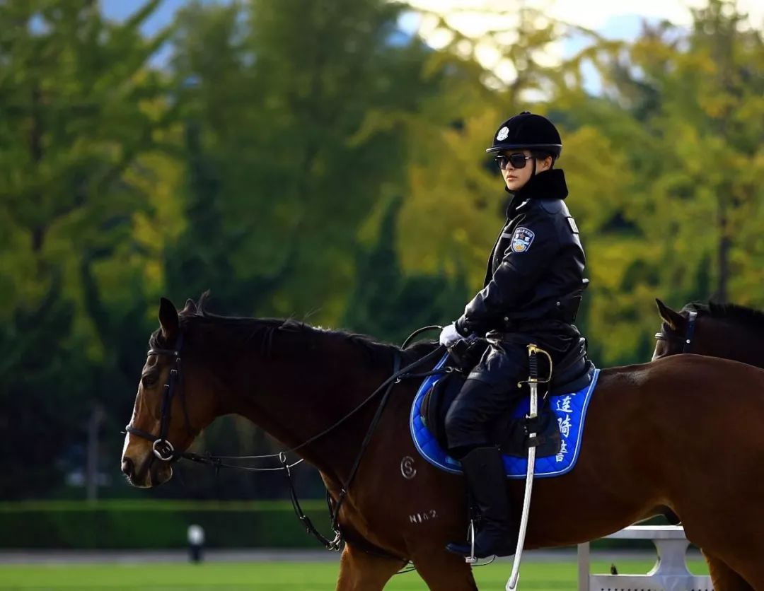 大连拥有世界上第一支女骑警,为这座城市增添了独特的风景线