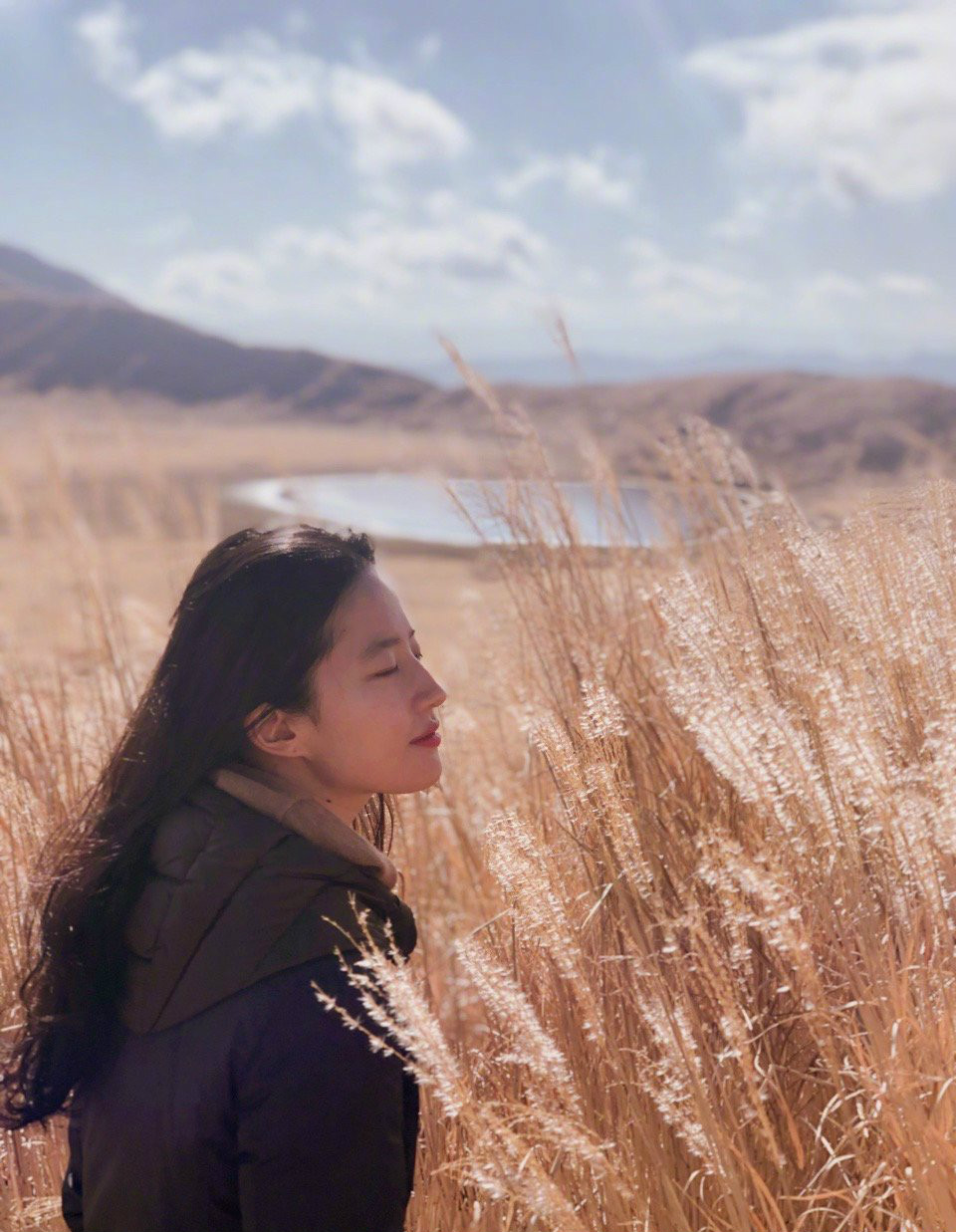 刘亦菲花木兰杀青后变旅游博主游客照拍不停