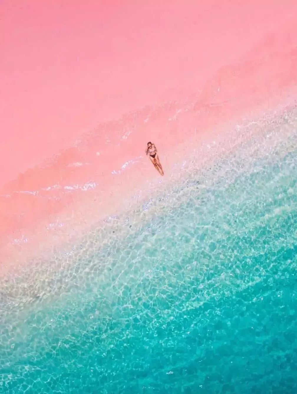粉色沙滩图而且还免签哦从巴厘岛直飞仅1h它就是——印尼的科莫多岛