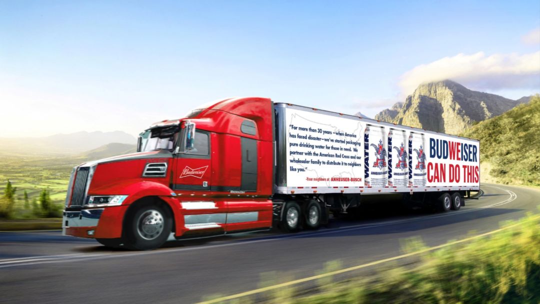 不惧灾难百威英博和米勒康胜向美国受灾地区捐水