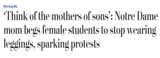 Mom begs female students to stop wearing leggings, sparking protests