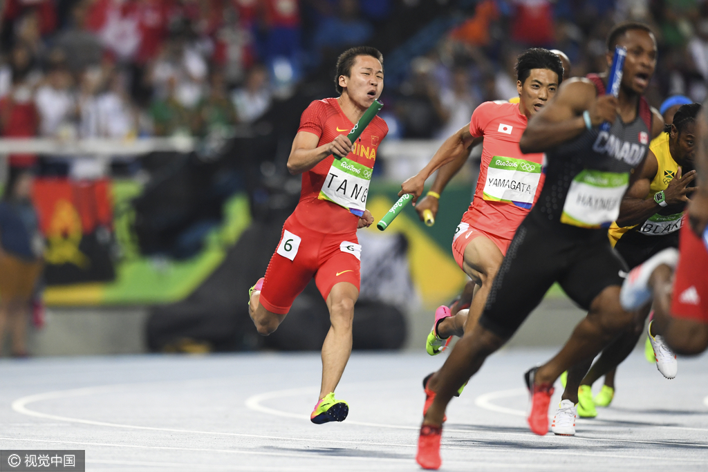 百米接力 中国第4博尔特第9金