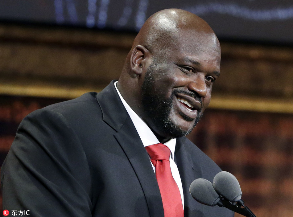 2016名人堂现场 姚明发言ai帅气抢镜