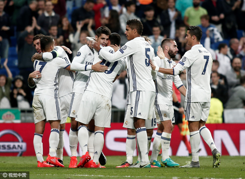 欧冠-c罗扳平莫拉塔绝杀 皇马主场2-1险胜迎开门红