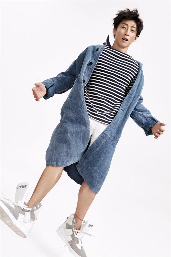 林跃曝光运动范写真 朝气蓬勃阳光洒脱