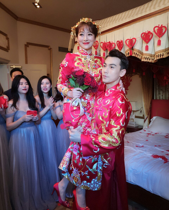 陈紫函结婚照片图片