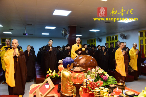 南普陀寺丙申年弥陀佛七共修法会今日起七