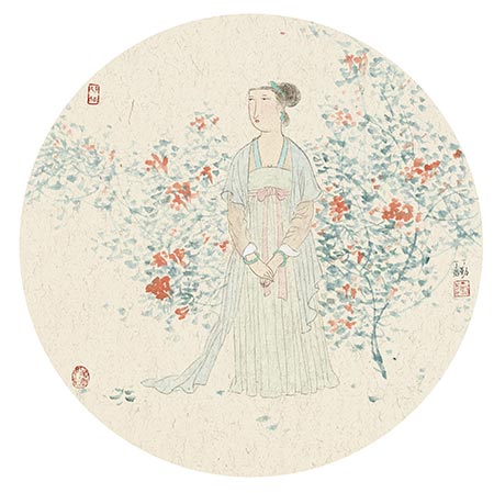 “解语•花前”——程万里、丁勤伉俪作品联展南京开幕_手机凤凰网