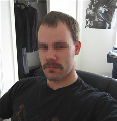 警方逮捕涉嫌绑架章莹颖的嫌疑人克里斯滕森.受访者供图