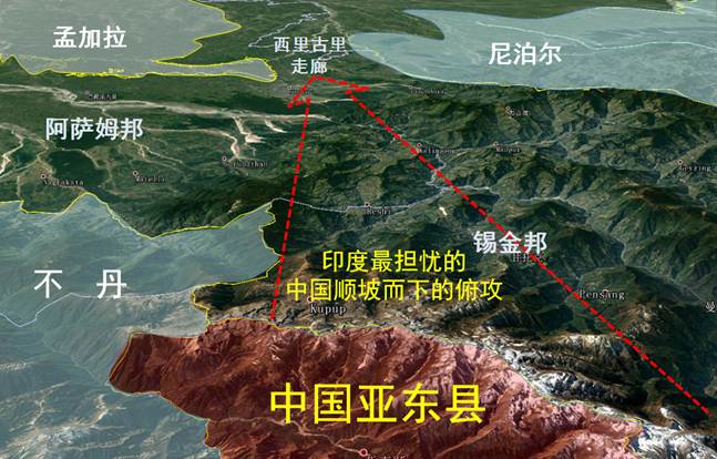 藏南中国实际控制线图片